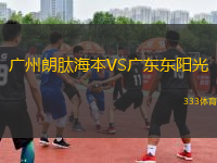 广州朗肽海本VS广东东阳光